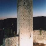 torre di castruccio di notte